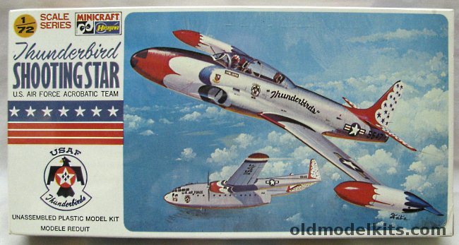 Hasegawa 1/72 T-33A Shooting Star Thunderbirds, 123 plastic model kit